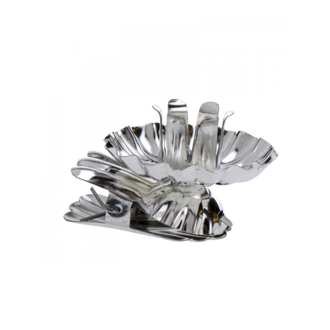 Set of 10, Silver Candle Clip by Fridolfinger Metallwaren GmbH