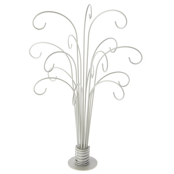 Fountain Ornament Tree, 15 arm, silver