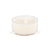 Tealight Candles, White, 12 pack in Clear Cups by EWA Kerzen
