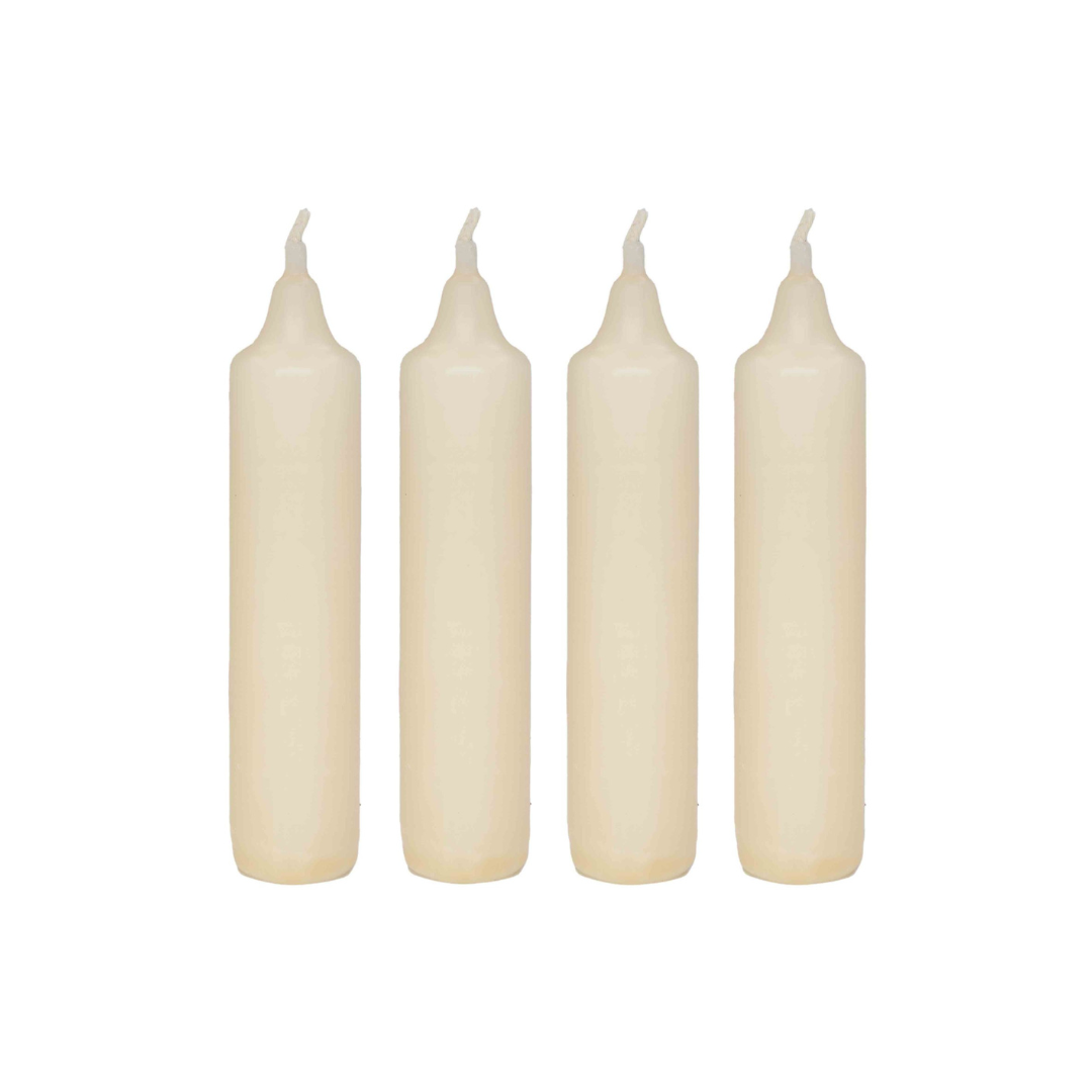 Advent Candle, Champagne, 23mm, 4 pack by EWA Kerzen