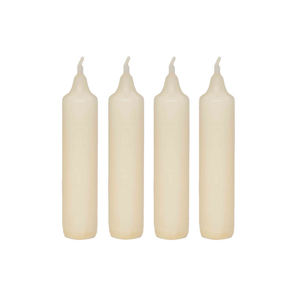 Advent Candle, Champagne, 23mm, 4 pack by EWA Kerzen