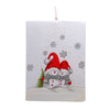 Snowman Envelope Candle by EWA Kerzen