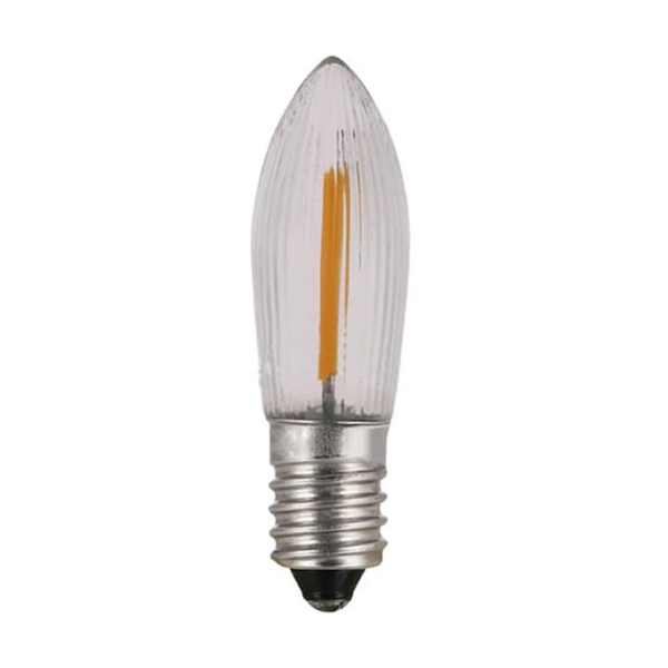 34v LED Filament replacement ribbed bulb
