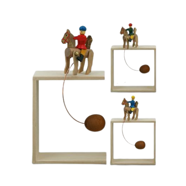 Rocking Toy, Horse with Rider by Werner Spielzeug GmbH