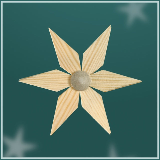 Double Pine Star light cover, 8.5cm by Martina Rudolph