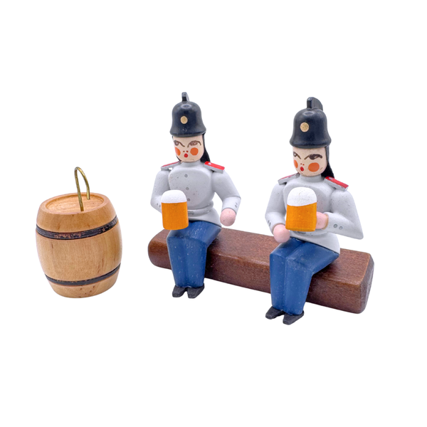 Drinking Firemen Figures