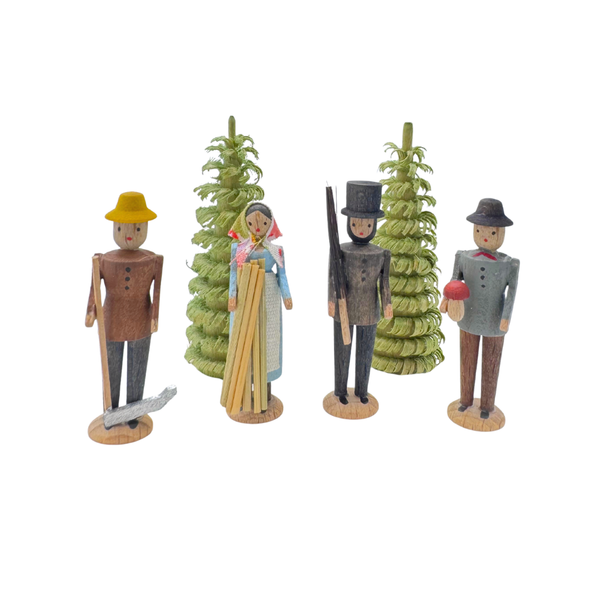 Erzgebirge Miniature Figure set by K Huebsch