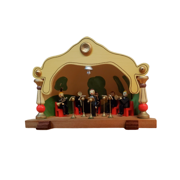 Miniature Bandstand with 6 figures