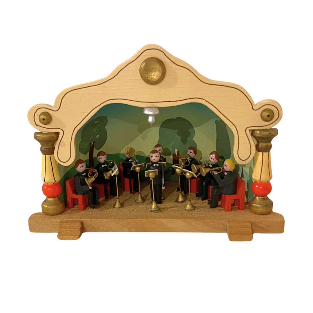 Miniature Bandstand with Orchestra 8 figures