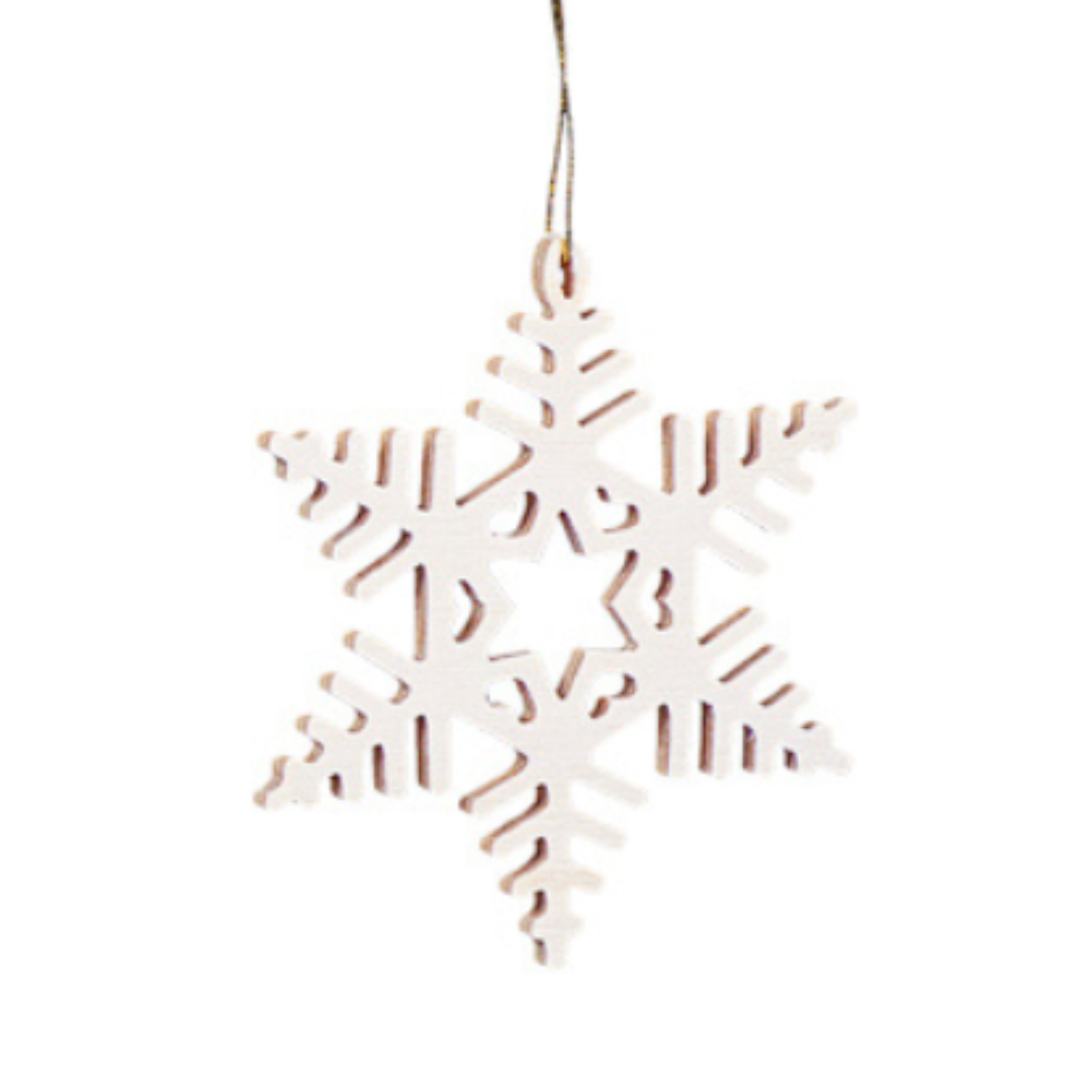 Wood Snowflake Ornament by Taulin