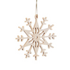 Wood Snowflake Ornament by Taulin