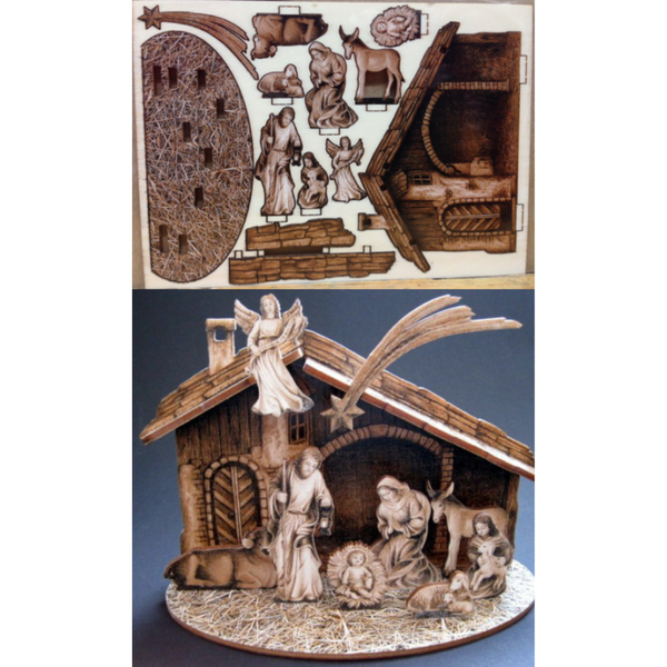 Make it Yourself Nativity Kit, 2.75" by Wandera GmbH