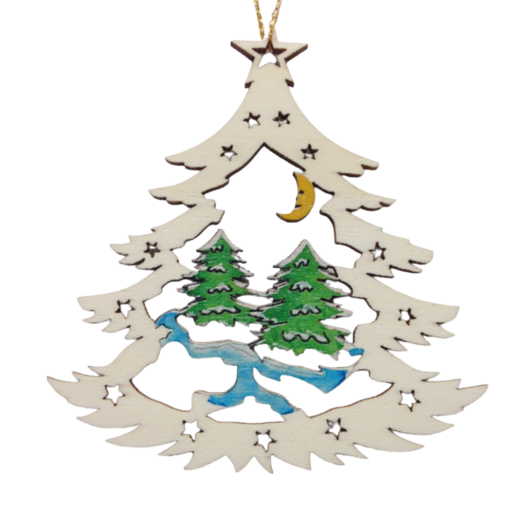 Trees within Tree Wood Ornament by  Wandera GmbH