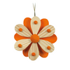 Spring Blossoms Ornament, orange by Martina Rudolph