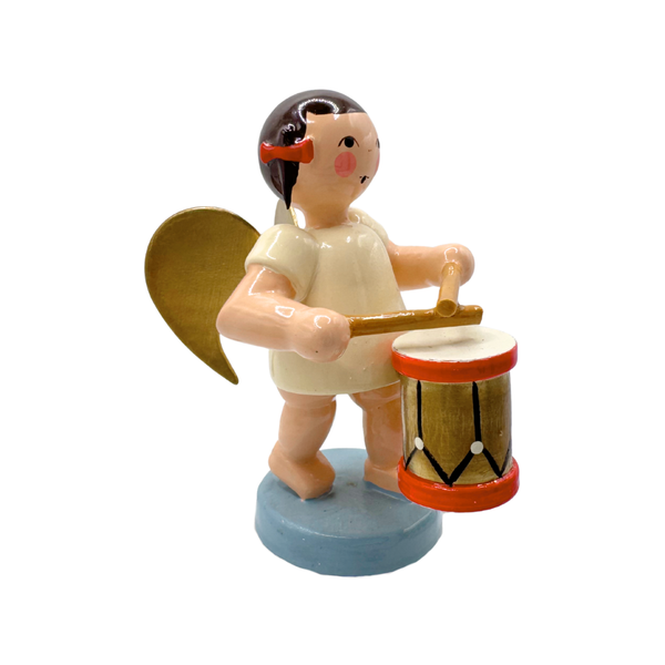 Angel with drum, brunette by Ulmik