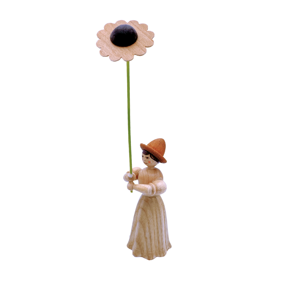 Flower Girl, natural with sunflower, light by Kuhnert GmbH