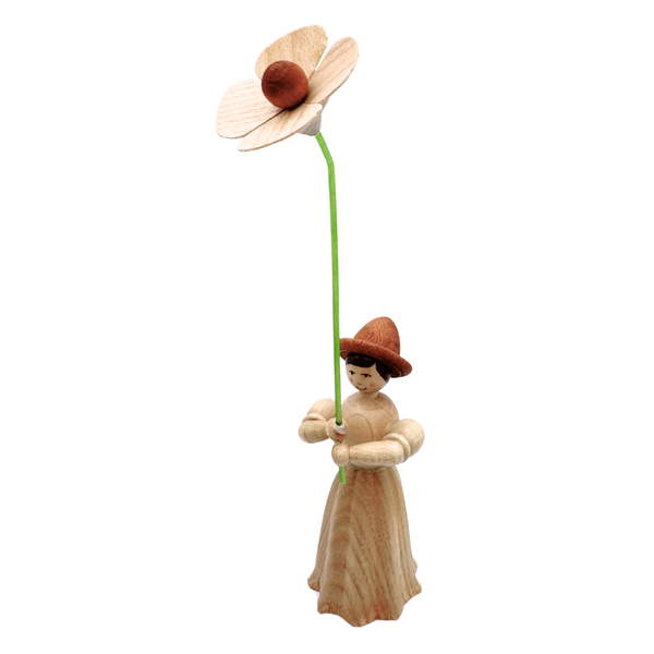 Flower Girl, natural with daisy, dark by Kuhnert GmbH