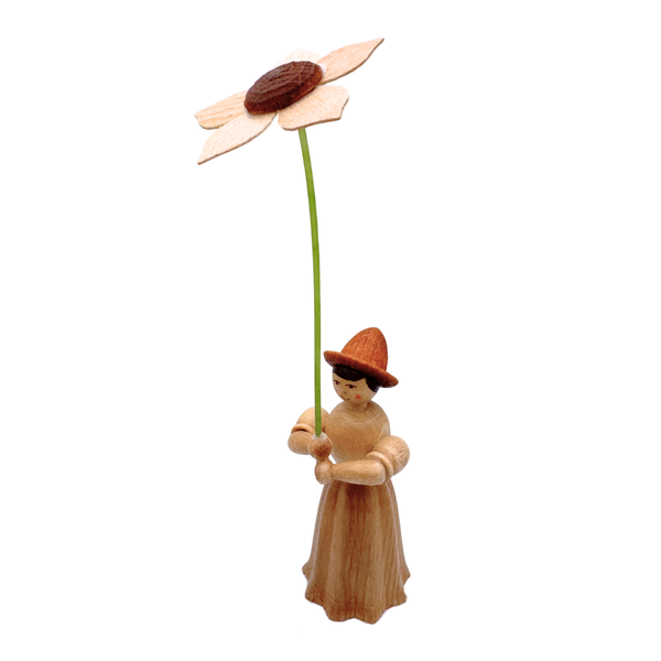 Flower Girl, natural with clematis, light by Kuhnert GmbH