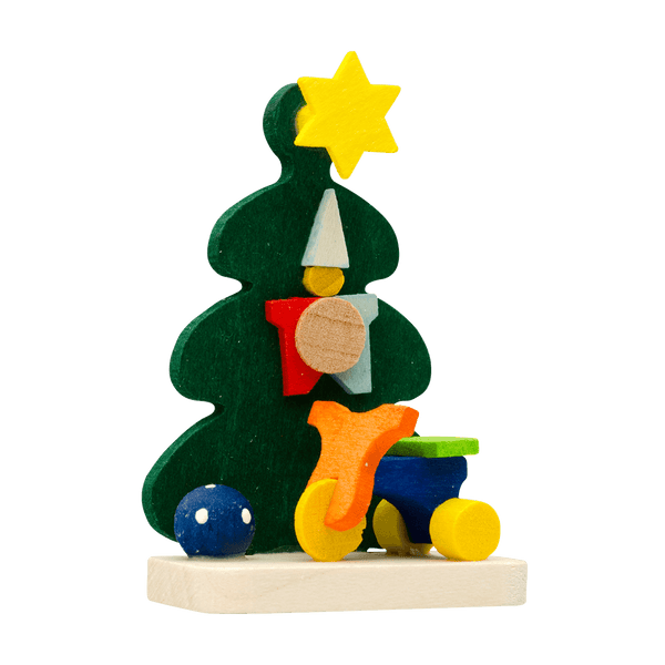 Christmas Tree with Gifts Ornament by Graupner Holzminiaturen