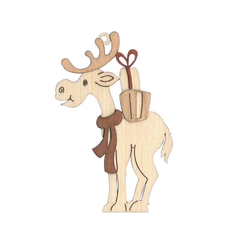 Elk Wood Ornaments by Kuhnert GmbH