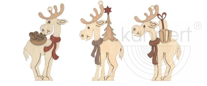 Elk Wood Ornaments by Kuhnert GmbH