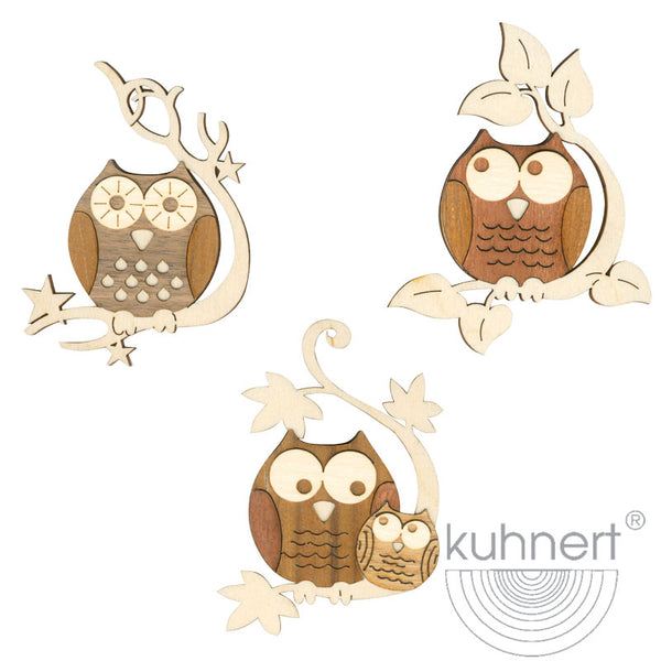 Owl Ornaments by Kuhnert GmbH