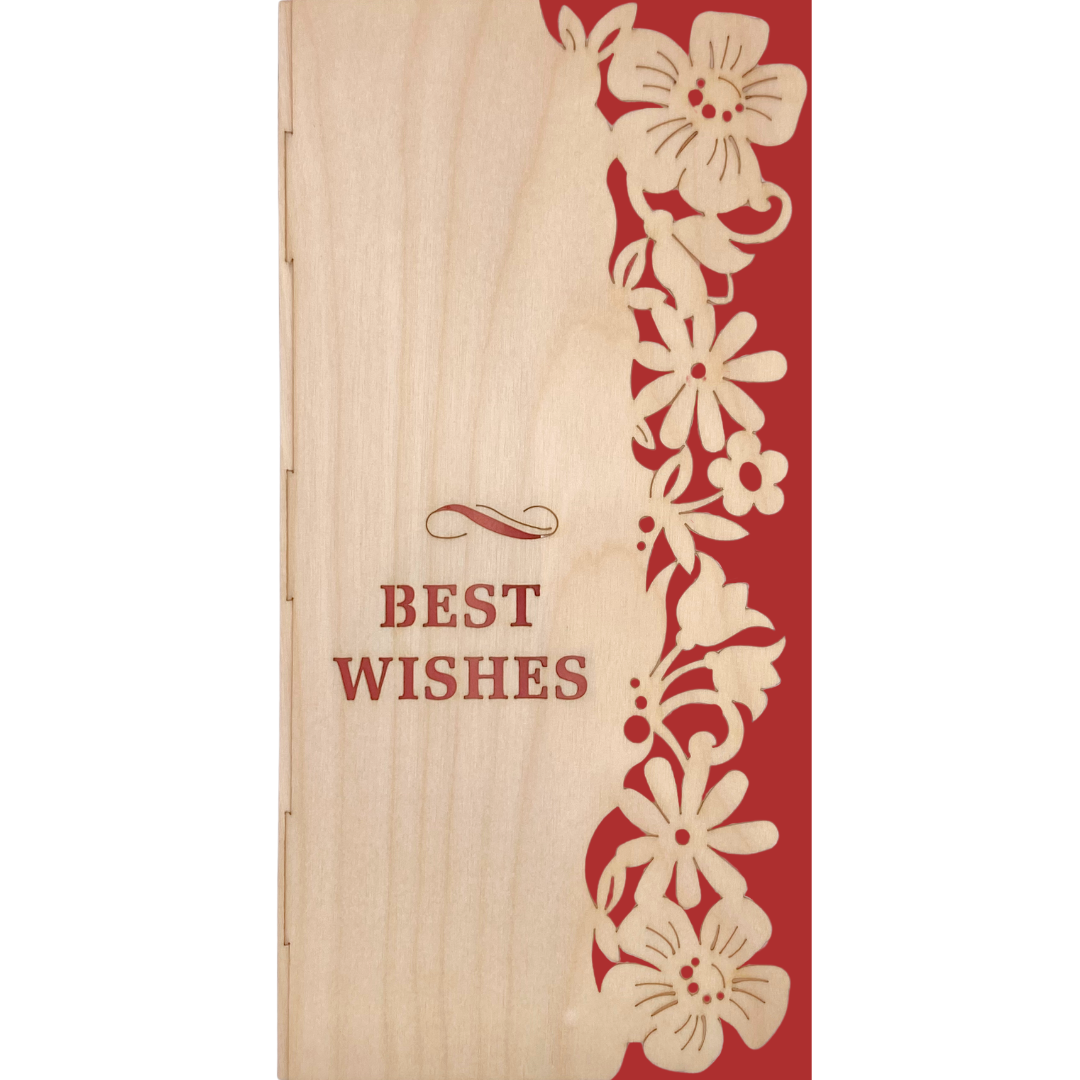 Folding Best Wishes Card by Kuhnert GmbH