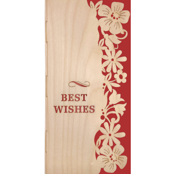 Folding Best Wishes Card by Kuhnert GmbH