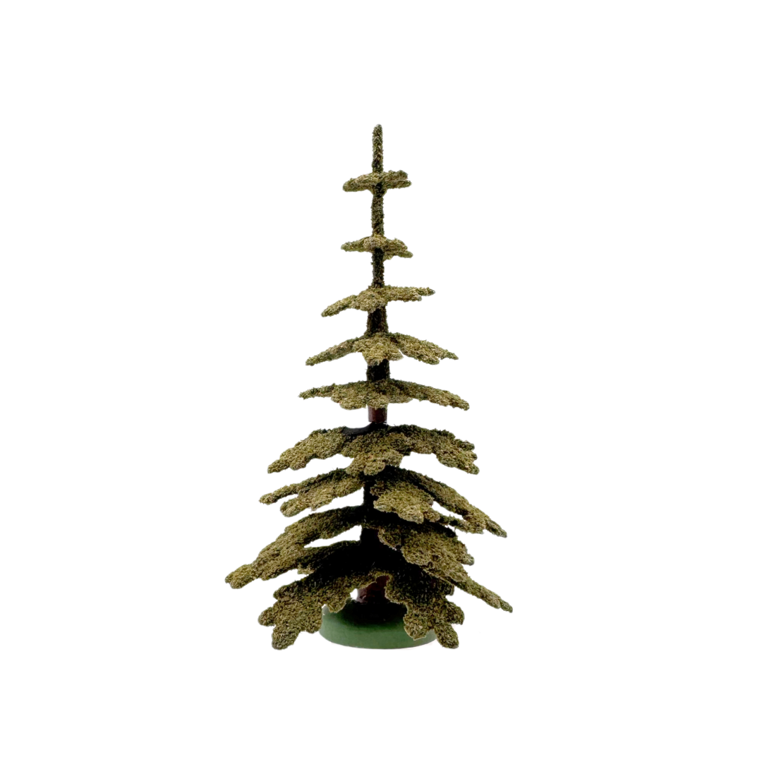 Fir Tree, 10cm hand carved figure by Reifendrehwerk Christian Werner