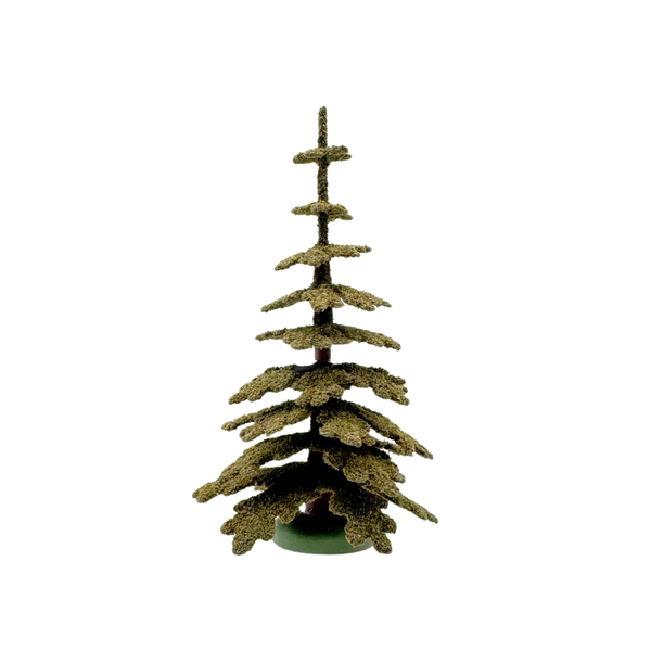 Fir Tree, 10cm hand carved figure by Reifendrehwerk Christian Werner