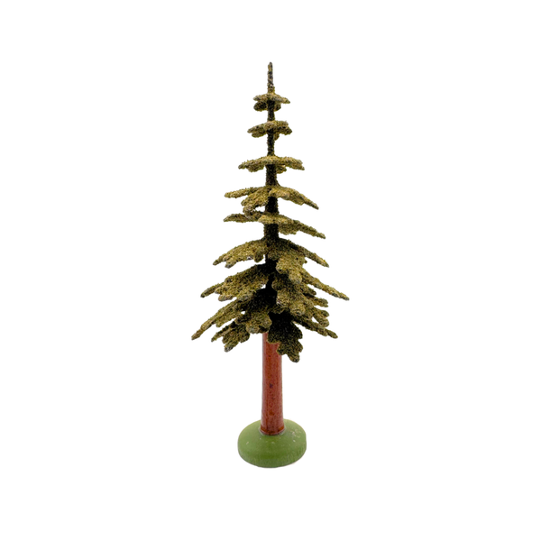 Slim Fir Tree, 12cm hand carved figure by Reifendrehwerk Christian Werner