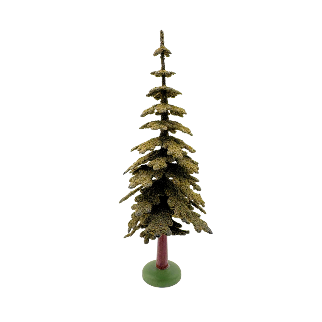 Slim Fir Tree, 14cm hand carved figure by Reifendrehwerk Christian Werner