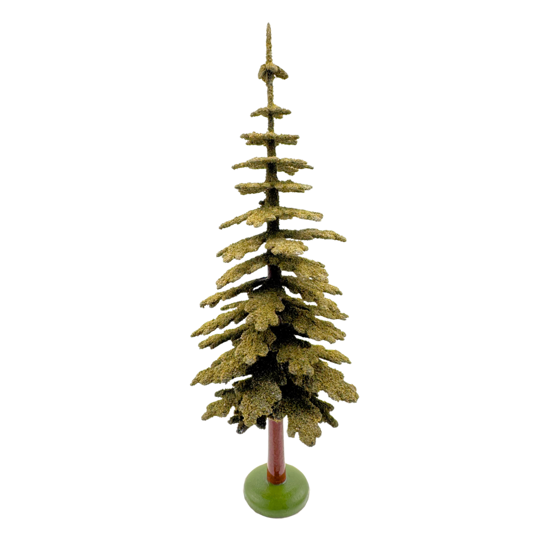 Slim Fir Tree, 18cm hand carved figure by Reifendrehwerk Christian Werner