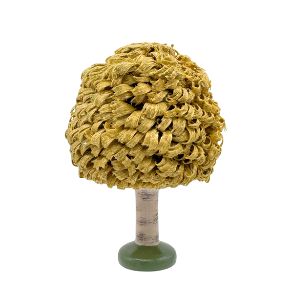 Fiber Tree, colored, 11cm hand carved figure by Reifendrehwerk Christian Werner