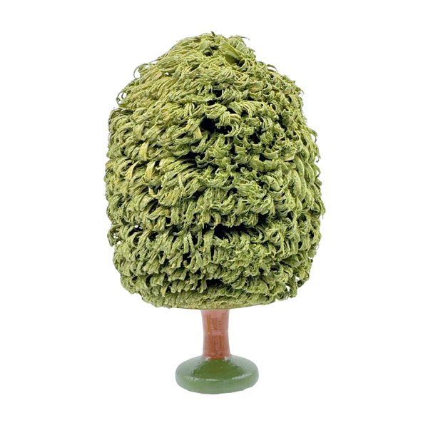 Fiber Tree, colored, 15cm hand carved figure by Reifendrehwerk Christian Werner