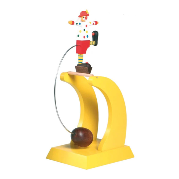 Clown with impulse generator, large rocking figure by Werner Spielzeug GmbH
