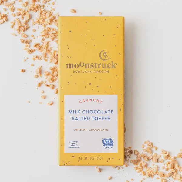 Moonstruck Crunchy Milk Salted Toffee Bar