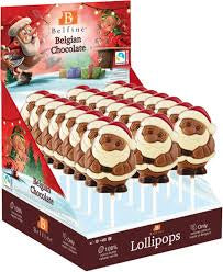 Belfine Santa Milk Chocolate Lollipop