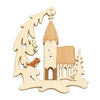 Winter Houses Ornaments by Kuhnert GmbH