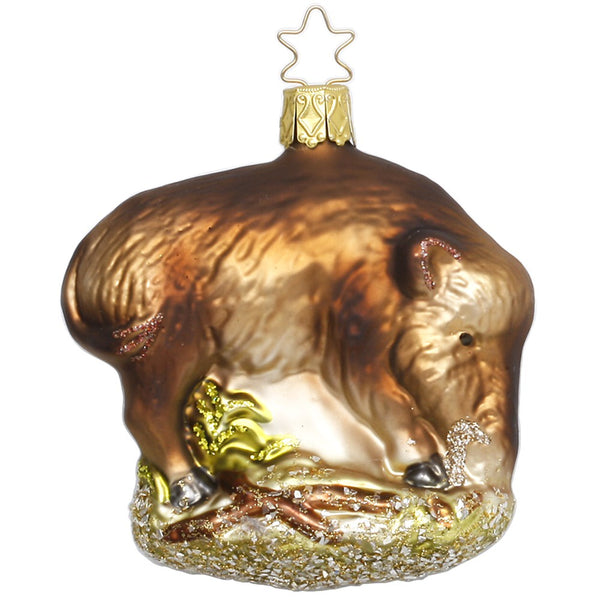 Wild Boar Ornament by Inge Glas of Germany