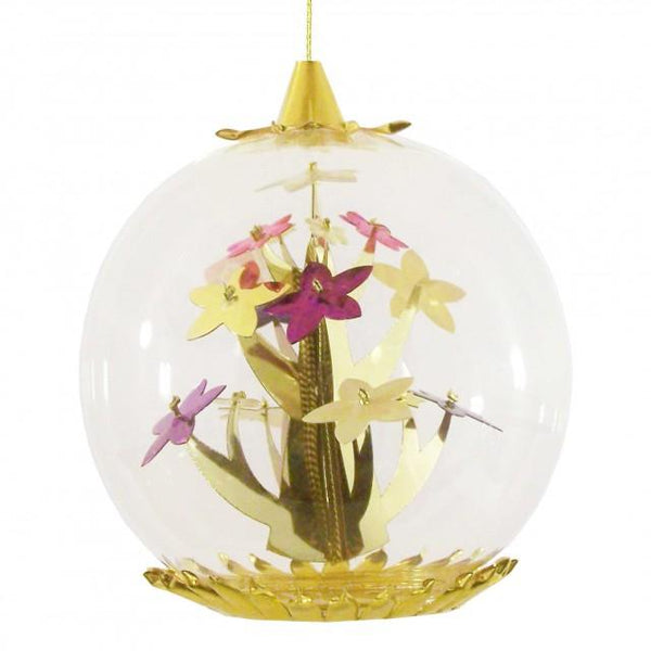 Bloom Tree Foil Ornament, fucshia by Resl Lenz