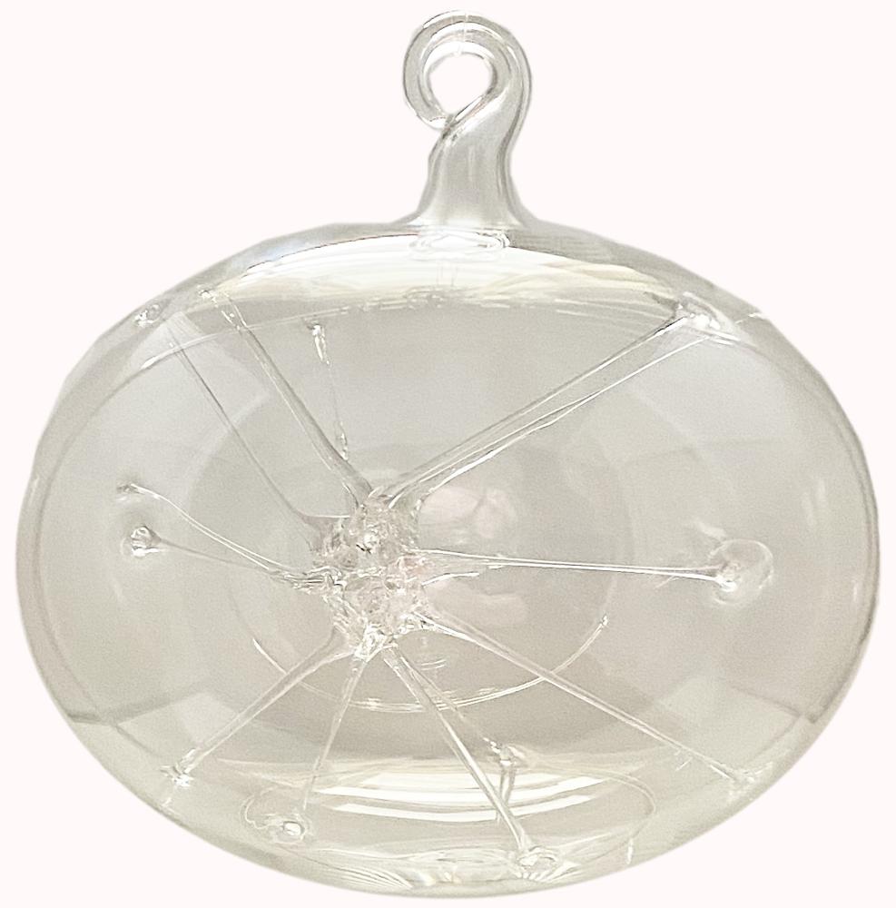 Clear Starburst, Olive by Greiner-Perth Glaskunst