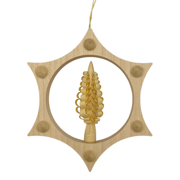 3D Tree in Sunburst Ring, Ornament by Martina Rudolph