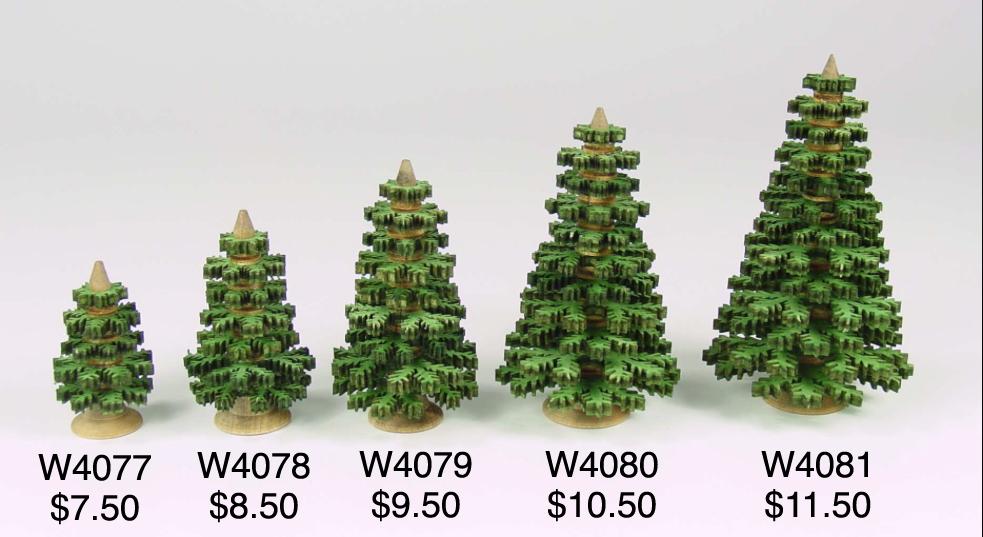 Green Tree, 7cm by Kunstgewerbe Lenk und Sohn no trunk