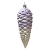 12 cm Pinecone, purple by Glas Bartholmes