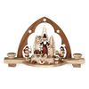 Santa with Presents Candle Holder by Muller GmbH