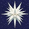 28" Paper Moravian Star, white