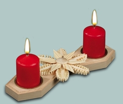 double candle holder
