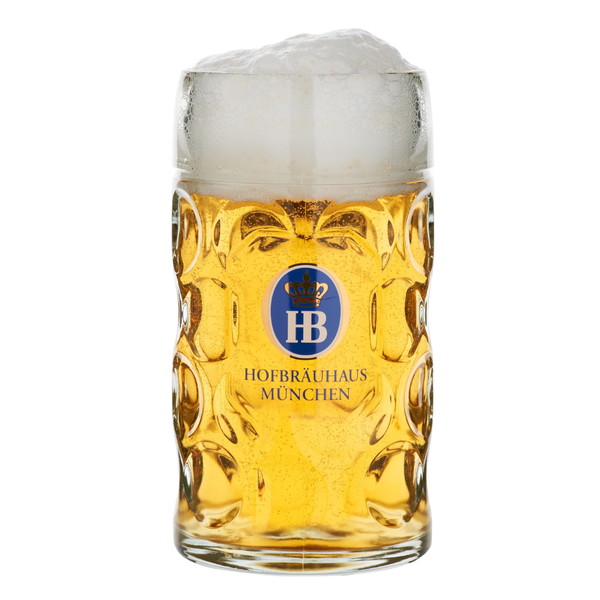 Hofbrauhaus Dimpled Glass Mug by King Werk GmbH and Co