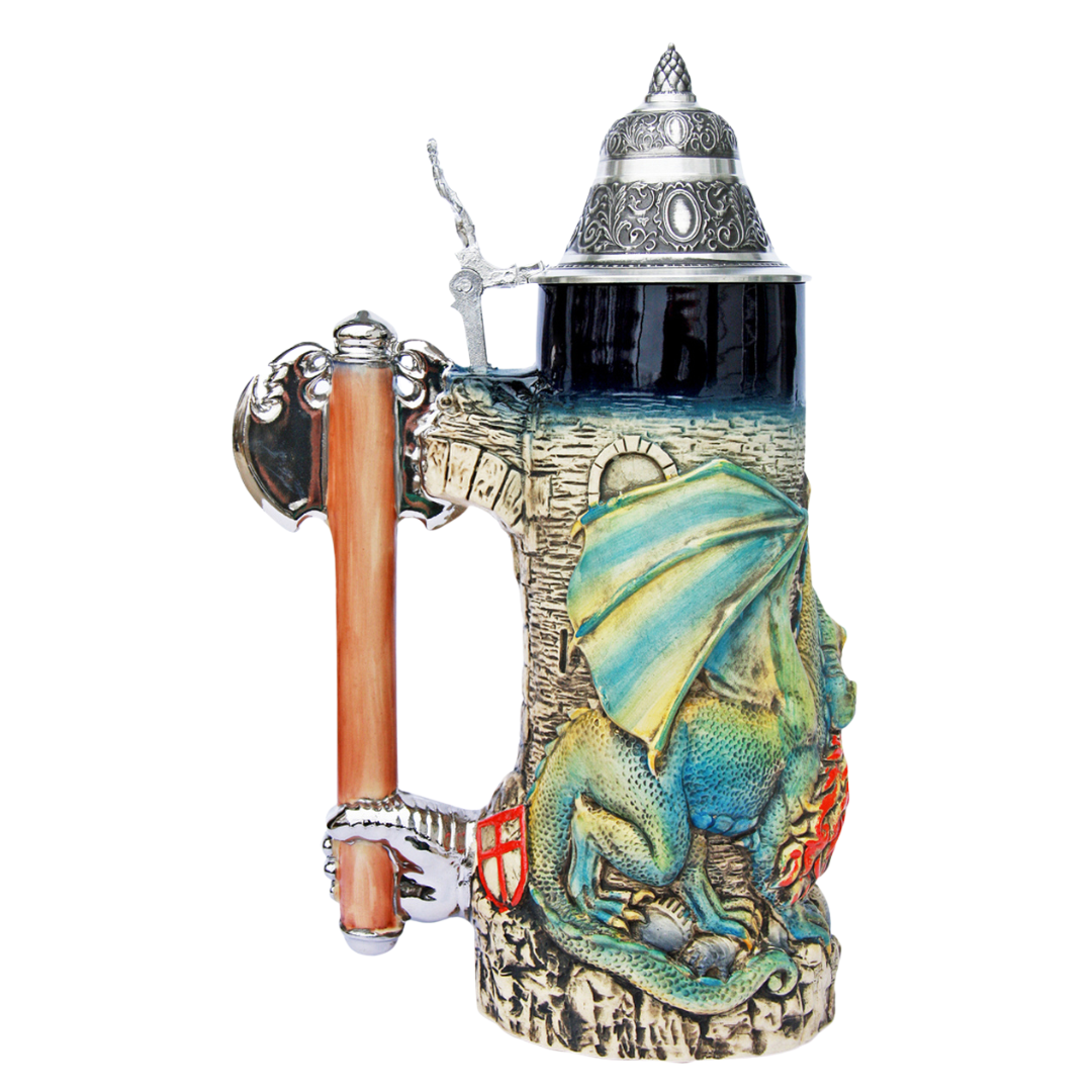 Dragon Stein with Axe Handle by King-Werk GmbH
